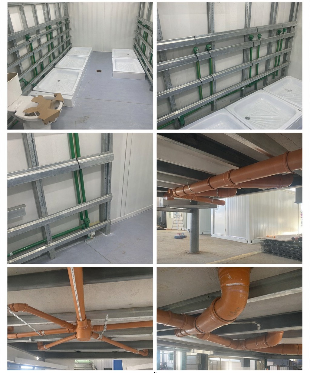 Instalación sanitaria del vestuario